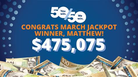 March's HSN 50/50 draw .